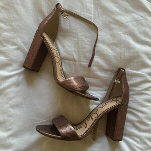 Sam Edelman Yaro Rose Gold Heeled Sandal